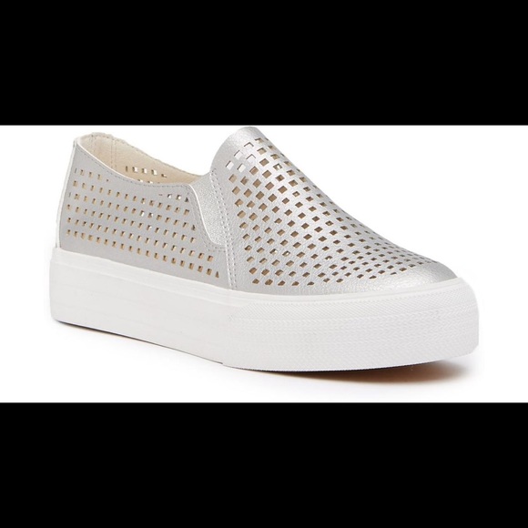 Restricted Silver Slide On Laser Cut platform - Picture 2 of 5